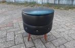 Vintage poef naaibox opbergbox, Ophalen of Verzenden