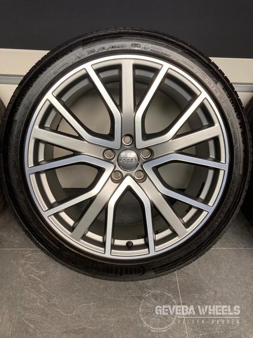 20” originele Audi A6 C8 ‘Performance’ velgen + banden 5x112, Auto-onderdelen, Banden en Velgen, Banden en Velgen, Zomerbanden