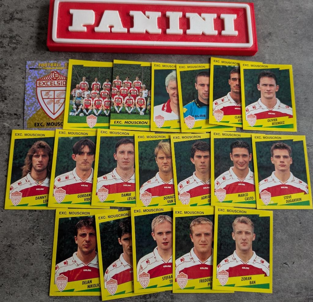 Panini FOOTBALL 98 19 STICKERS 1998 EXC.MOESKROEN  VOETBAL, Hobby en Vrije tijd, Stickers en Plaatjes, Nieuw, Ophalen of Verzenden