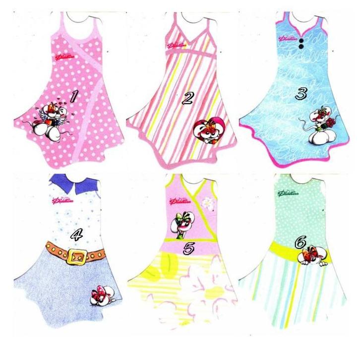 Diddl jurkjes, Verzamelen, Diddl, Nieuw, Papier, Kaart of Schrift, Diddl, Ophalen of Verzenden