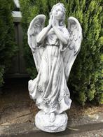 tuinbeeld van een engel , biddende engel, Tuin en Terras, Nieuw, Steen, Ophalen of Verzenden