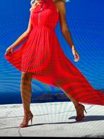 Linea Raffaelli roodkleed 1 x gedr, in heel goede st, Linea raffaelli, Cocktailjurk, Ophalen of Verzenden, Zo goed als nieuw