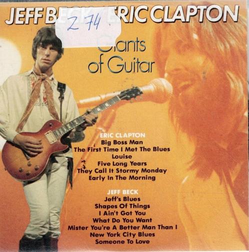 cd   /   Jeff Beck / Eric Clapton – Giants Of Guitar, CD & DVD, CD | Autres CD, Enlèvement ou Envoi