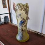 Art Nouveau vaas van Legras. Pauw., Ophalen of Verzenden