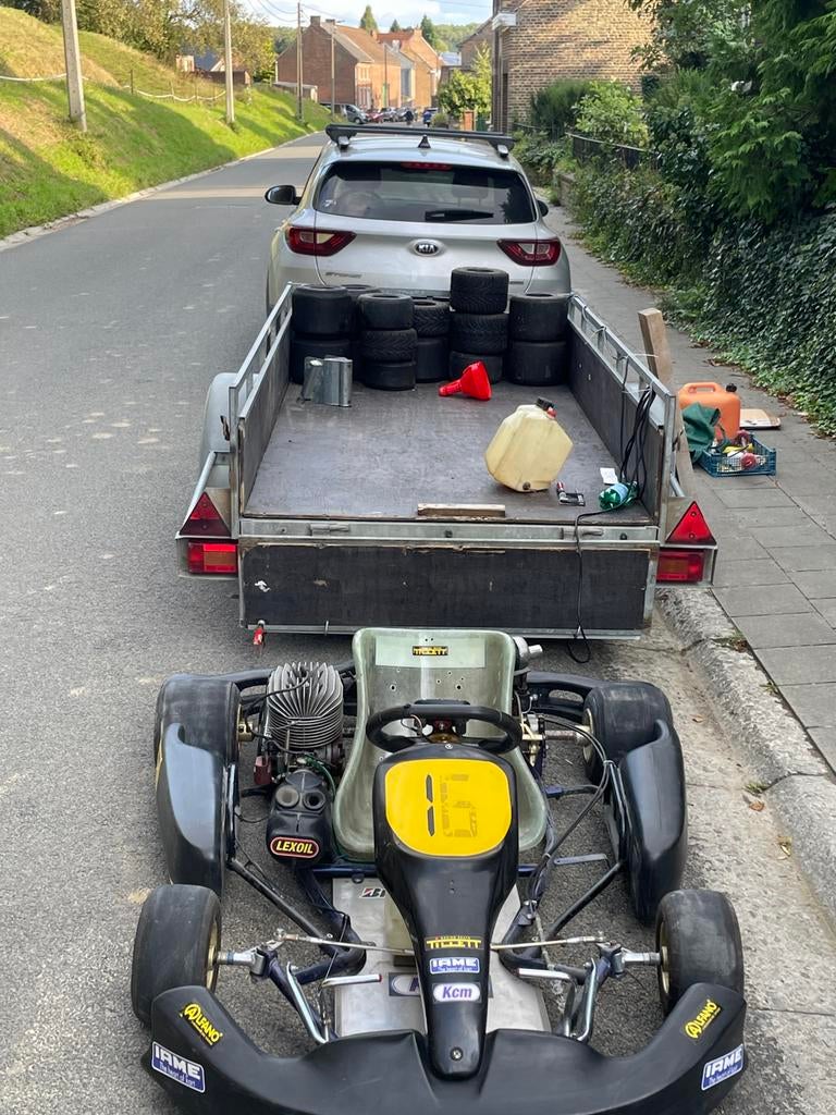 kart de course performent (karting), Sport en Fitness, Karting, Zo goed als nieuw, Kart, Ophalen