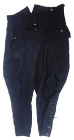 pantalon noir en laine XXNSK Officer M32 allemand WW2, Collections, Enlèvement ou Envoi