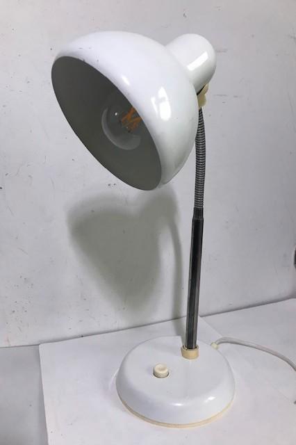 Lamp Bureau Wit Email ️‍️Vintage Jaren 1980😎⚡💑🎁🤗👌, Antiek en Kunst, Antiek | Verlichting, Ophalen of Verzenden