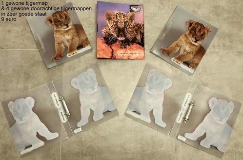 5 grijze tijger schoolmappen, Diversen, Schoolbenodigdheden, Zo goed als nieuw, Ophalen of Verzenden