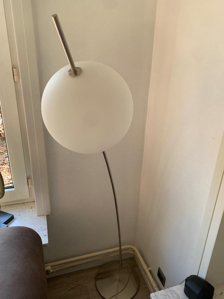 Vloerlamp, Huis en Inrichting, Ophalen, Gebruikt, Glas, Modern