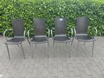 4 stoelen, Huis en Inrichting, Stoelen, Ophalen, Gebruikt, Zwart, Vier