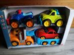 Dickie toys vrachtwagen met auto's (met licht en geluid), Ophalen
