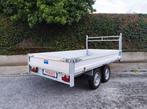Plateau dubbelas 750kg 158x310cm, Ophalen, Zo goed als nieuw
