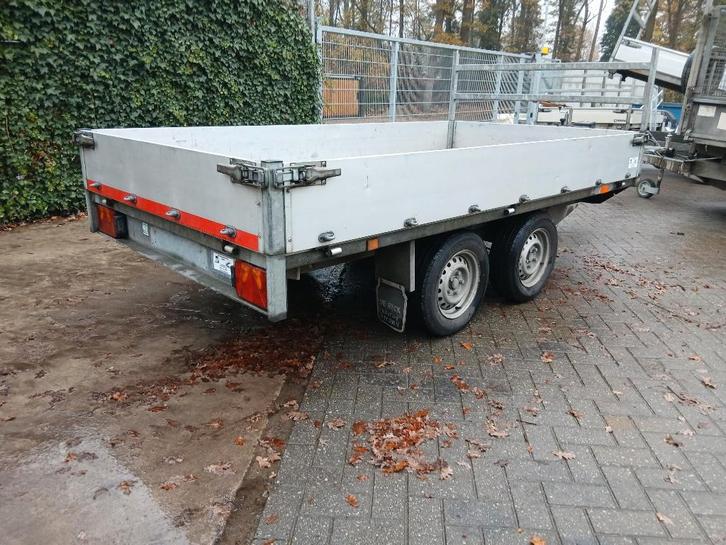 Eduard plateau  310 x 160 in zeer goede staat !, Auto diversen, Aanhangers en Bagagewagens, Zo goed als nieuw, Ophalen