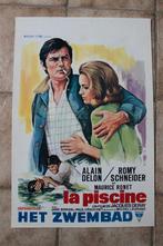 filmaffiche Alain Delon La piscine Romy Schneider filmposter, Enlèvement ou Envoi, Rectangulaire vertical, A1 jusqu'à A3, Comme neuf