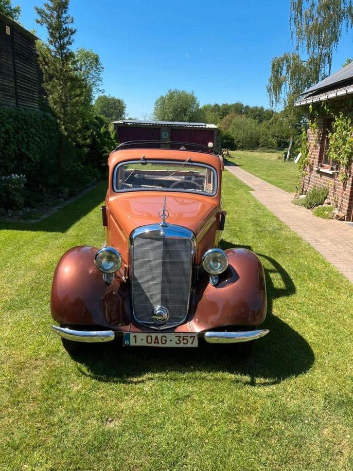 Limousine cabriolet Oldtimer Mercedes V 170 de 1938, Autos, Oldtimers & Ancêtres, Particulier, Mercedes-Benz, Essence, Cabriolet