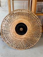 Abat-jour en rotin tressé Good and Mojo Kalimantan 60 cm, Ophalen, Beige, Rond, Zo goed als nieuw