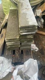 Te koop 15 boorstenen 100x20x6 grijs, Tuin en Terras, Ophalen, Zo goed als nieuw, Beton, Overige typen