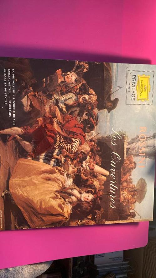 LANGSPEELPLAAT FRANSE OPERA ROSSINI OUVERTURES! 4 + 2 GRATIS, Cd's en Dvd's, Vinyl | Klassiek, Ophalen of Verzenden