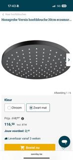 Hansgrohe hoofddouche zwart 200, Enlèvement, Neuf, Noir