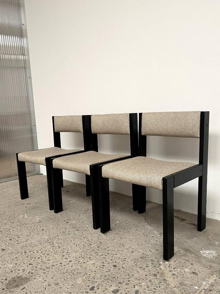 3 (of 5) eetkamerstoelen jaren 70 stoelen, Antiek en Kunst, Antiek | Meubels | Tafels, Ophalen