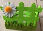 panier cagette de décoration ou rangement en feutrine avec m, Enlèvement ou Envoi, Rond, Comme neuf, Panier