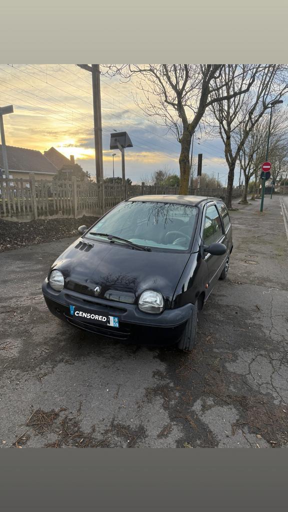 Twingo 1 phase 2 1999, Auto's, Renault, Particulier, Twingo, Benzine, Berline, 3 deurs, Handgeschakeld, Zwart, Grijs, Stof, Onderhoudsboekje