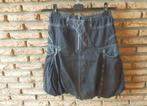 (36) -jupe femme t.40 noire grise - soggo -, Kleding | Dames, Maat 38/40 (M), Soggo, Zwart, Ophalen of Verzenden
