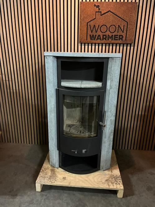 24239 Speksteenkachel Drooff 6kw🔥, Huis en Inrichting, Kachels, Gebruikt, Vrijstaand, Houtkachel, Hout, Ophalen