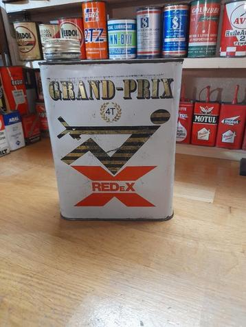 Oude lege oliekan redex grand prix 4t 4-takt auto beschikbaar voor biedingen