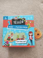 Tellen.... Boek + puzzeltrein, Ophalen of Verzenden, Zo goed als nieuw