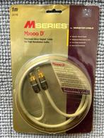 MONSTER CABLE M-SERIE M1000D PRECISIE ZILVEREN DIGITALE KABE, Ophalen of Verzenden, Zo goed als nieuw, Minder dan 2 meter, Coaxiale kabel