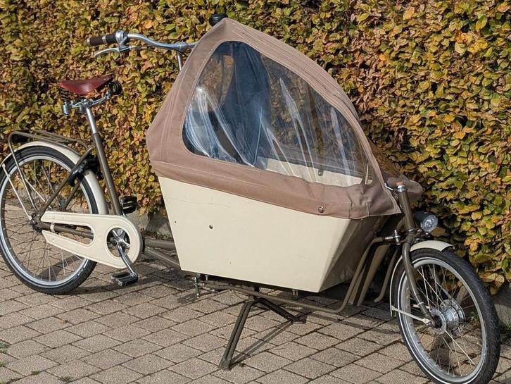 Achille Ferre / bakfiets made in Belgium unieke weg=weg, Fietsen en Brommers, Fietsen | Bakfietsen, Huif, Ophalen