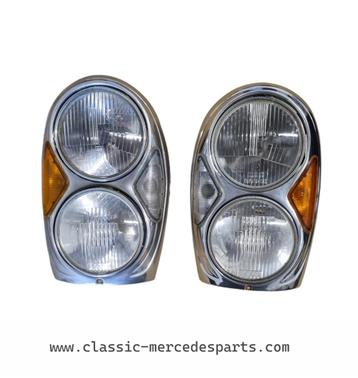 2x Bosch Koplamp Mercedes w111 / coupe w108 usa  