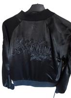 Blouson bomber IKKS noir avec broderie M impeccable, Vêtements | Femmes, Taille 38/40 (M), IKKS, Comme neuf, Enlèvement