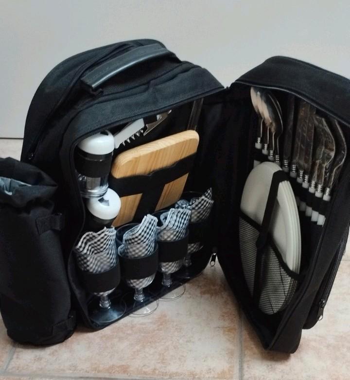 Sac à dos pique-nique 4 personnes, Caravanes & Camping, Caravanes & Camping Autre, Comme neuf, Enlèvement