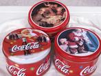 3 verschillende Coca Cola blikken kaars kerstmotief Coca-Col, Huis en Inrichting, Ophalen of Verzenden, Nieuw, Kaars