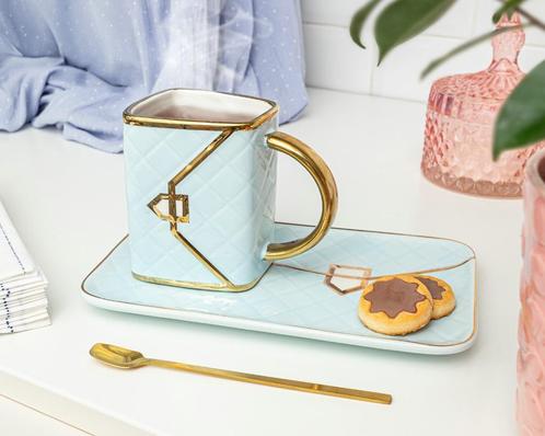 Deluxe keramiek set – Munt, Huis en Inrichting, Keuken | Servies, Nieuw, Kop(pen) en/of Schotel(s), Overige stijlen, Keramiek