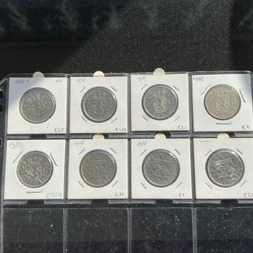 Nederland - set van 8 rijksdaalders beschikbaar voor biedingen