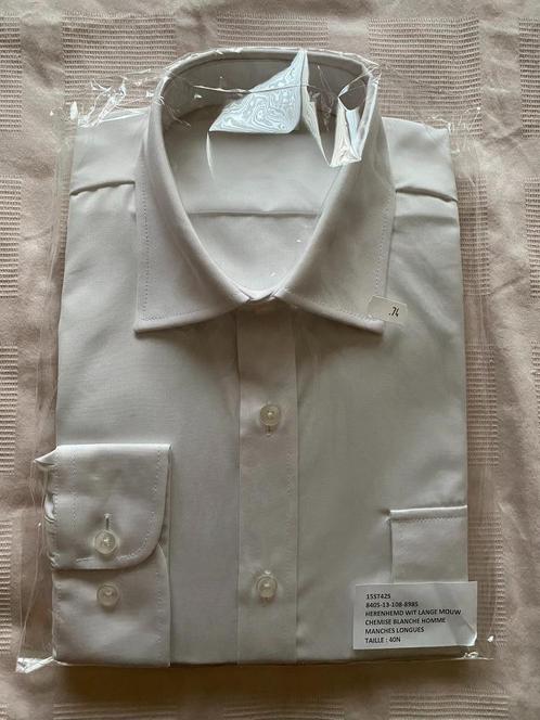 Chemise d'uniforme, Kleding | Heren, Overhemden, Nieuw, Halswijdte 39/40 (M), Blauw, Ophalen of Verzenden