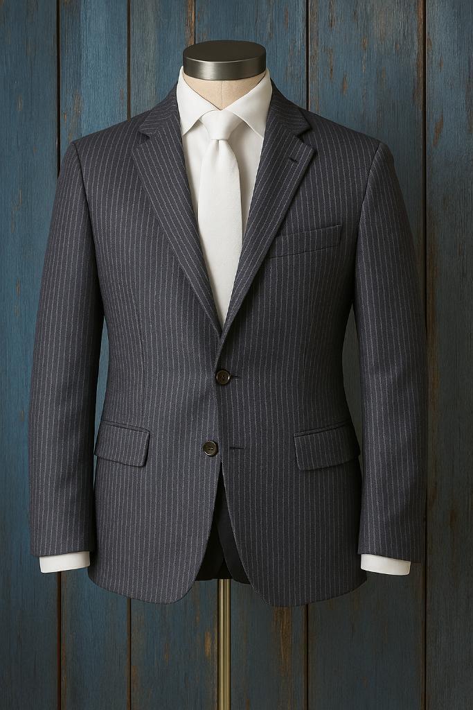 wollen blazer van Oscar Brenthon London maat 56, Kleding | Heren, Kostuums en vesten, Zo goed als nieuw, Maat 56/58 (XL), Blauw