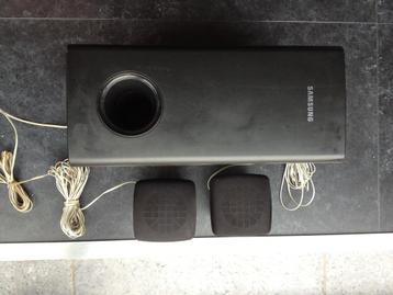 Samsung subwoofer met 2 kleine surround boxen
