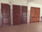 5 houten deuren met beslag, Bois, Utilisé, Enlèvement ou Envoi, Porte intérieure