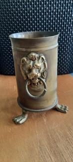 Decoratieve Obus/Granaathuls uit 1918 met Leeuw, Ophalen