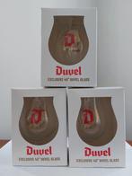 Set van 3 Duvel glazen /45 graden/De kunst van het serveren, Verzenden, Nieuw, Glas of Glazen, Duvel