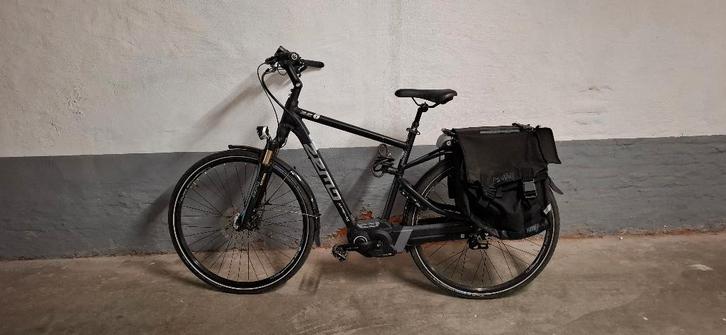 E-bike herenfiets met fietskar, Fietsen en Brommers, Fietsen | Heren | Herenfietsen, Gebruikt, Overige merken, 57 tot 61 cm, Versnellingen