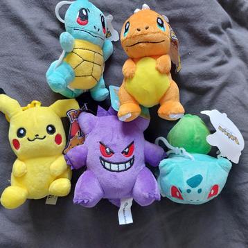 12cm Pokemon knuffels beschikbaar voor biedingen