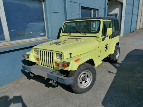 Jeep Wrangler, Auto's, Jeep, Particulier, Wrangler, 4x4, Benzine, Cabriolet, 3 deurs, Handgeschakeld, Overige kleuren, Grijs, Kunstmatig leder