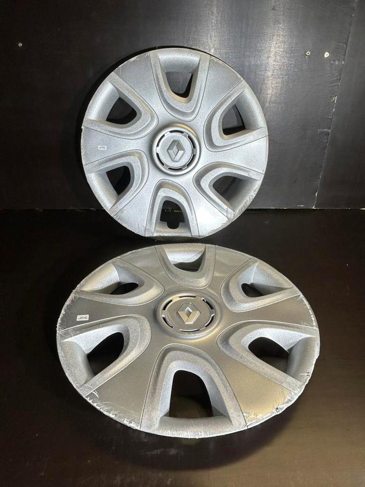 2 enjoliveurs Renault clio kangoo Megane 15", Autos : Divers, Enjoliveurs, Utilisé, Enlèvement ou Envoi