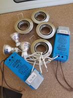 Schijnwerpers met transformator, Led, Metaal of Aluminium, Ophalen of Verzenden, Zo goed als nieuw