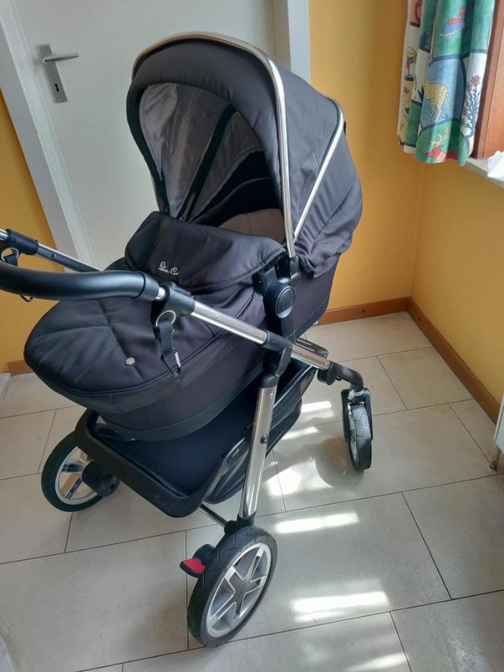 kinderwagen met reiswieg en kinderzit, Kinderen en Baby's, Kinderwagens en Combinaties, Zo goed als nieuw, Combiwagen, Overige merken